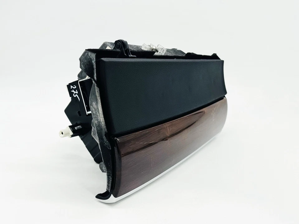 07-14 宝马 E70 E71 X5 X6 车内手套盒组件黑色 BAMBOO 木材 — 第 2/4 张图片