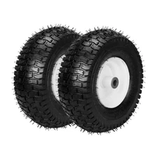 Set of 2 13x5.00-6 Lawn Mower Tractor Turf Tires with Rim 2 Ply 13x5-6 Tubeless