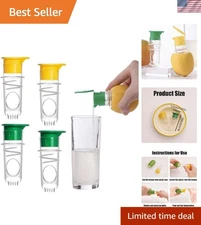 Compact Citrus Juicer Set – BPA-Free Lemon & Lime Squeezer for Travel and Home