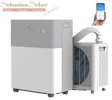 MIDEA® PortaSplit mobile Klimaanlage, Klimagerät, 3,5kW A++, Wifi, heizen+kühlen