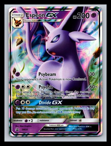 Espeon GX - SM35 Holo Promo Pokemon Sun & Moon Promo NM