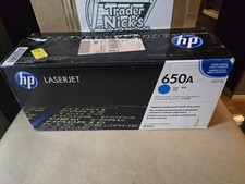 HP 650A CE271A LaserJet Toner Cartridge For CP5525 Etc - CYAN Open Box
