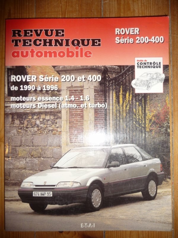 Revue Technique Rover 200 400 millesimes 90-96 etat neuf sous blister