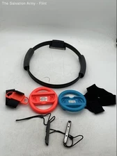 Multicolor Video Games Joy-Con Wheel Accessories Bundle For Nintendo Switch