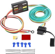 Trailer Led Tail Light Wiring Harness 3-to-2 Multi-function Converter 56236