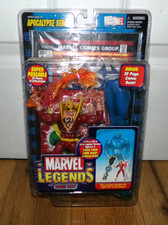 2005 Toy Biz Marvel Legends Iron Fist Figure Red Variant BAF Apocalypse Series