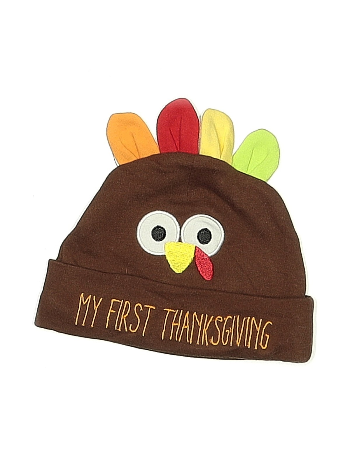 Baby Essentials Boys Brown Beanie 6 Months