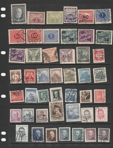 stamps  Czechoslovakia 12