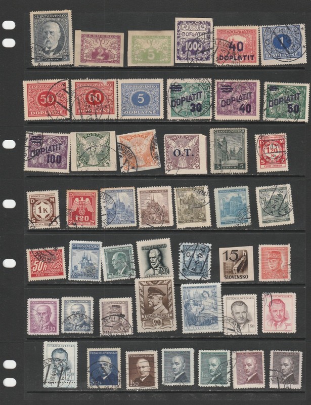 stamps  Czechoslovakia 12