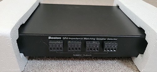Boston Acoustic SP4 Speaker Selector Black 4 Channel - NEW IN OPEN BOX - Picture 4 of 5