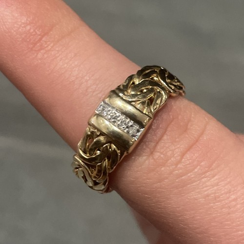 VTG OT 925 CLEAR QUARTZ TURKISH RING SIZE 11.5 - Picture 5 of 6
