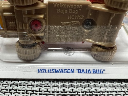 Hot Wheels TREASURE HUNT TH Baja Blazers 9/10 Volkswagen Baja Bug 241/250 Red - Picture 4 of 5