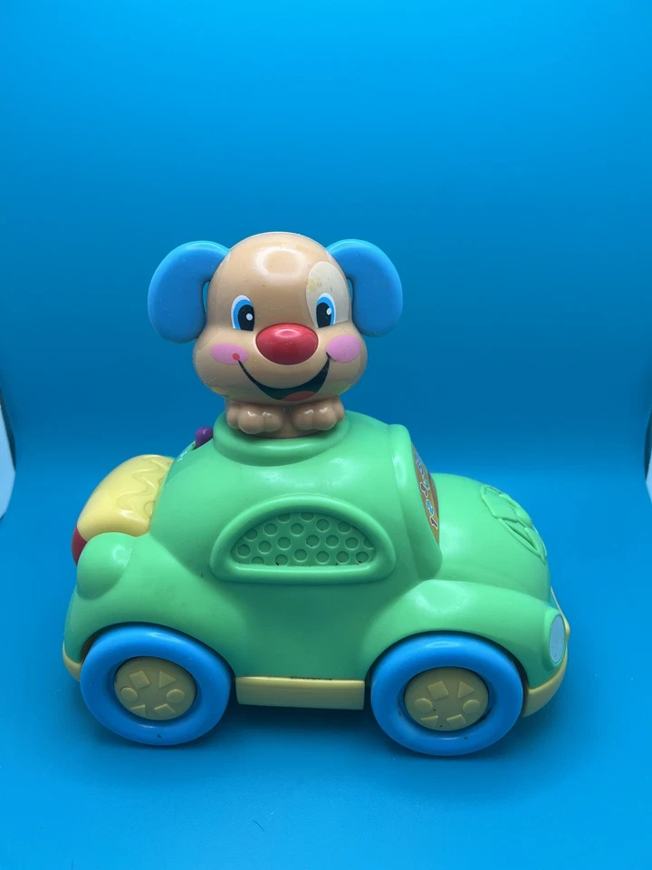 Fisher-Price COCHE DE APRENDIZAJE PARA CACHORROS Juguete para bebé 3-36 Mos Sonidos Regalo Foto 2 de 4