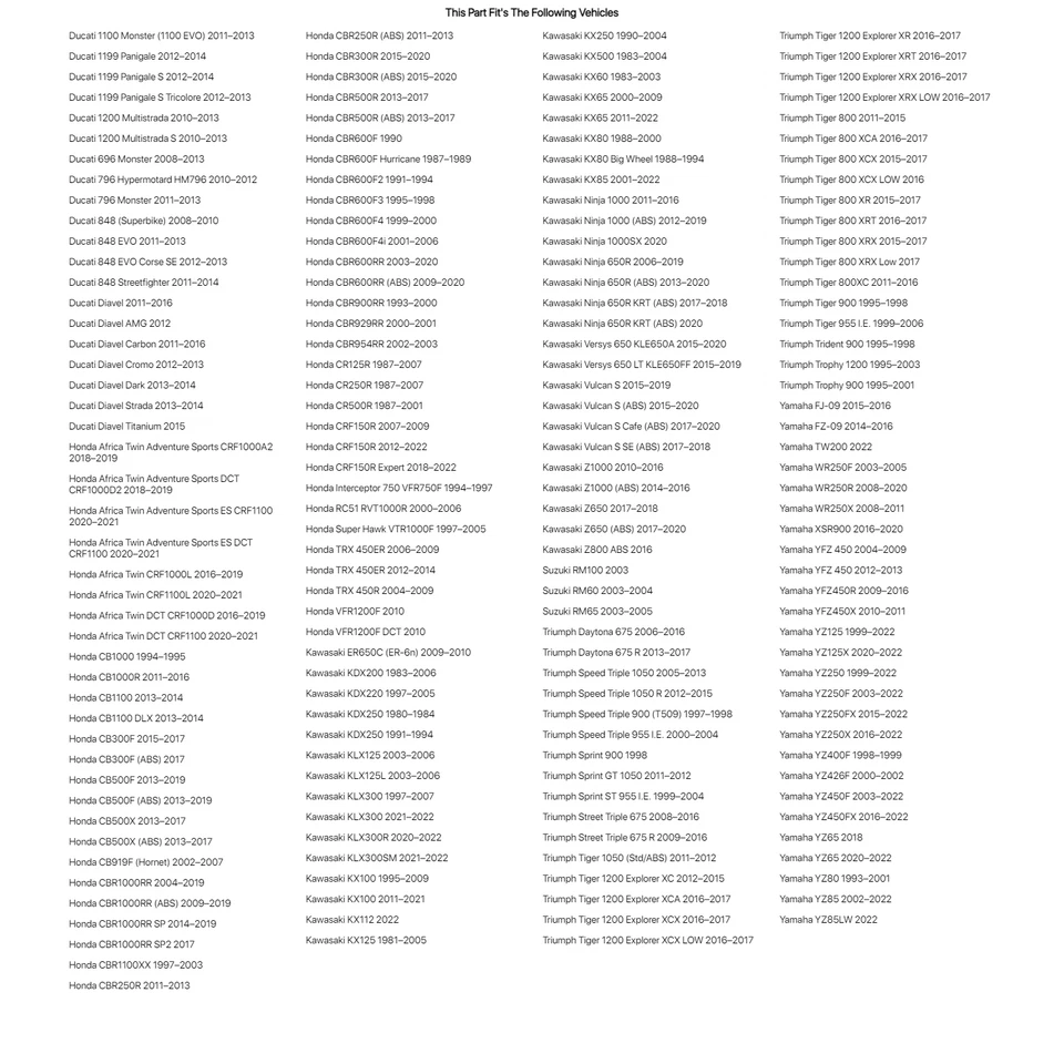 Kit de tapa de llenado de aceite PSR pistola de metal para Triumph Tiger 900 1995-1998 Foto 2 de 2