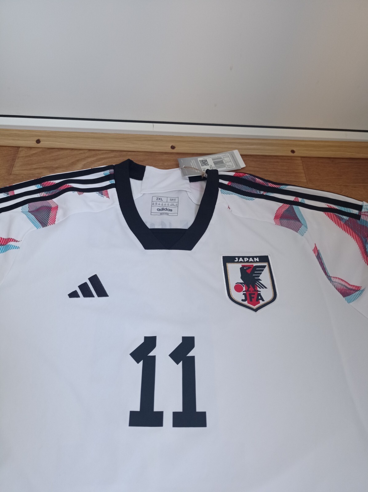  ADIDAS JAPAN WORLD CUP 2021   FOOTBALL SHIRT SOCCER JERSEY XXL 2ZL thumbnail 2