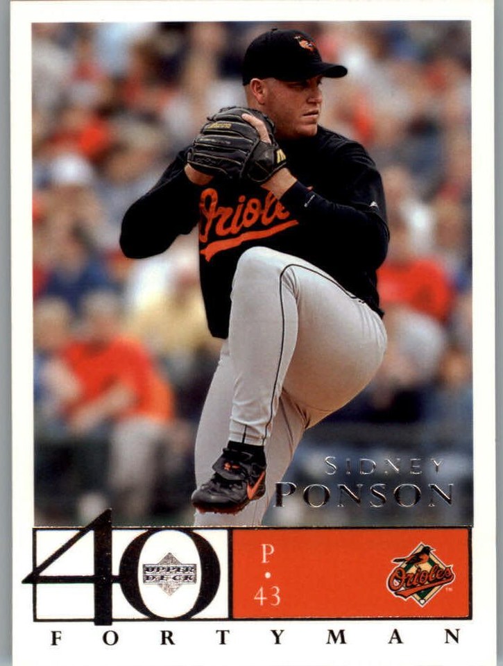2003 Upper Deck 40 Man - Sidney Ponson #158 - 1 of 1