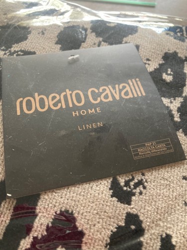 Roberto Cavalli Giaguaro Bath Sheet 100 x 180cm, beige, bnip - Picture 2 of 4