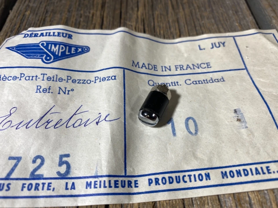 BICICLETA BICICLETA DE COLECCIÓN SIMPLEX L.JUY DESVIADOR DELANTERO JAULA RODILLO PIN ENTRETOISE 2 Foto 4 de 4