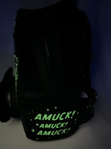 Loungefly Disney Parks Hocus Pocus Glow In The Dark Mini Backpack New - Picture 7 of 21