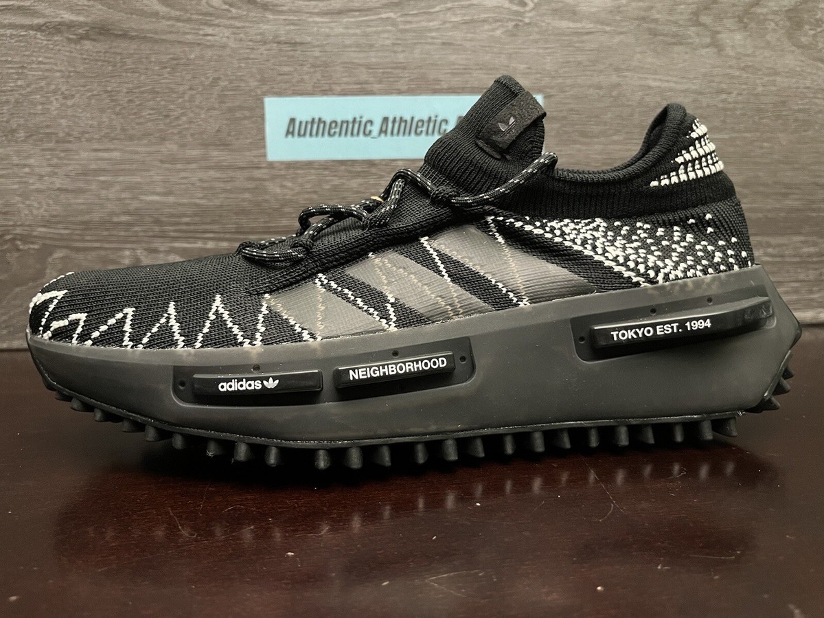Adidas NMD_S1 x Neighborhood Black White Suede Boots Men\'s Size 9.5 ID1708 NWOB Adidas NMD_S1 x Neighborhood Black White Suede Boots Men main image 2