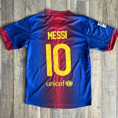 Nike FC Barcelona 2012 2013 #10 Messi Home Shirt Soccer