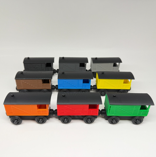Ferrocarril de madera Breakvan, tren de caboose hecho a medida Thomas Friends Brio - Elige - Imagen 12 de 61