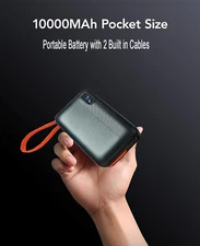 10000mAh Portable Power Bank with 22.5W Fast Charging, Type-C & USB Outputs