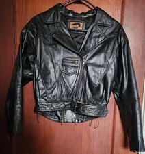 FoxRun Vintage Leather Jacket Size Small