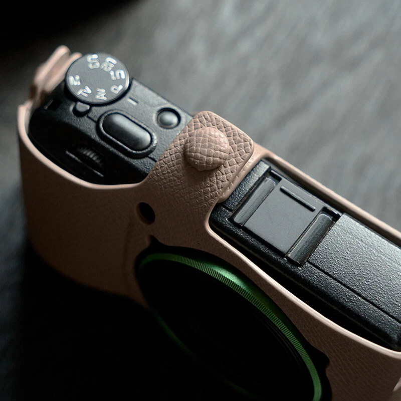 Funda protectora de cuero real para cámara para Ricoh GR2 GR3 GR3x HDF Foto 3 de 4