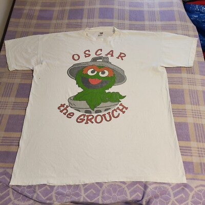 Rare Vintage Oscar The Grouch Shadow Changes T Shirt One Size | eBay