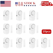 10 PCS Wireless Home Window Door Burglar Security ALARM System Magnetic Sensor