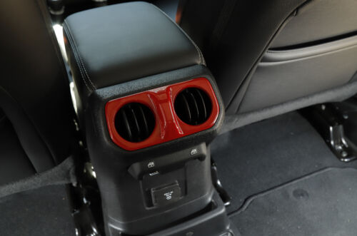 PACK 21 adornos de decoración interior rojos para Jeep Wrangler JL Sahara 2018-2024 - Imagen 10 de 12