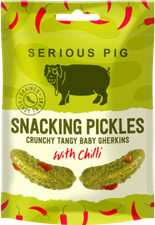 Serious Pig Snacking Pickles with Chilli 40g - Pack of 24