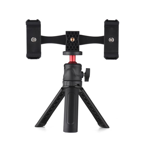 Universal Smartphone Video Kit mit zwei Handyhaltern 4 Cold Shoe Mounts M1W7 - Bild 3 von 12