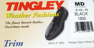TINGLEY Copriscarpe In Gomma, 25,4 Cm, 1400, Con Bottoni, Nero, Taglia XL, Nero, X-Large - Foto 3