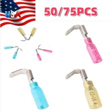 Heat Shrink Piggy Back Insulated Spade Terminals 22-10AWG Wire Crimp Connectors