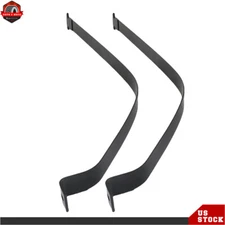 Set of 2 Silver Fuel Tank Straps For 1999-04 Jeep Grand Cherokee 4.0/4.7L L6 V8