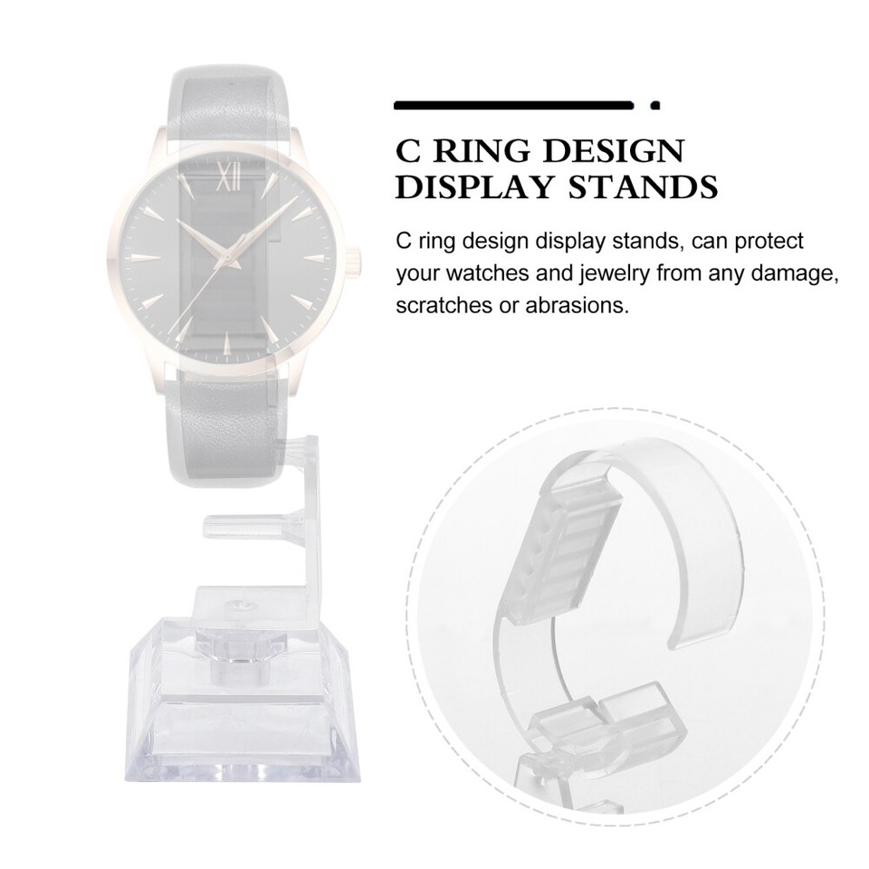 10pcs Clear Watch Display Stand Watch Display Rack Bracelet Holder