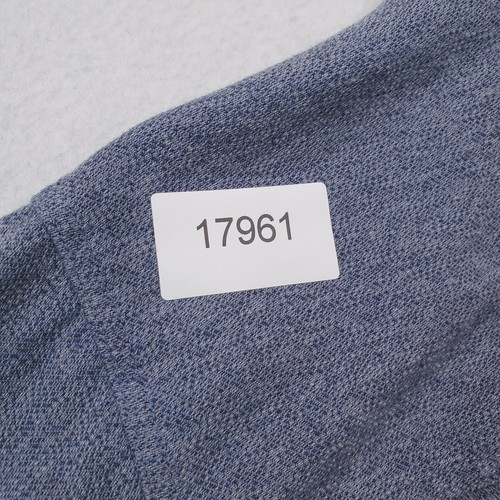 Royal Robbins Shirt Mens Medium Blue Knit Flannel Button Up Outdoor Hiking - Picture 14 of 14