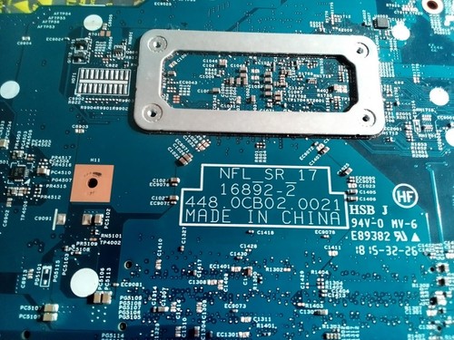 FOR HP 17-AK000 Laptop Motherboard For parts or not working - Picture 4 of 9
