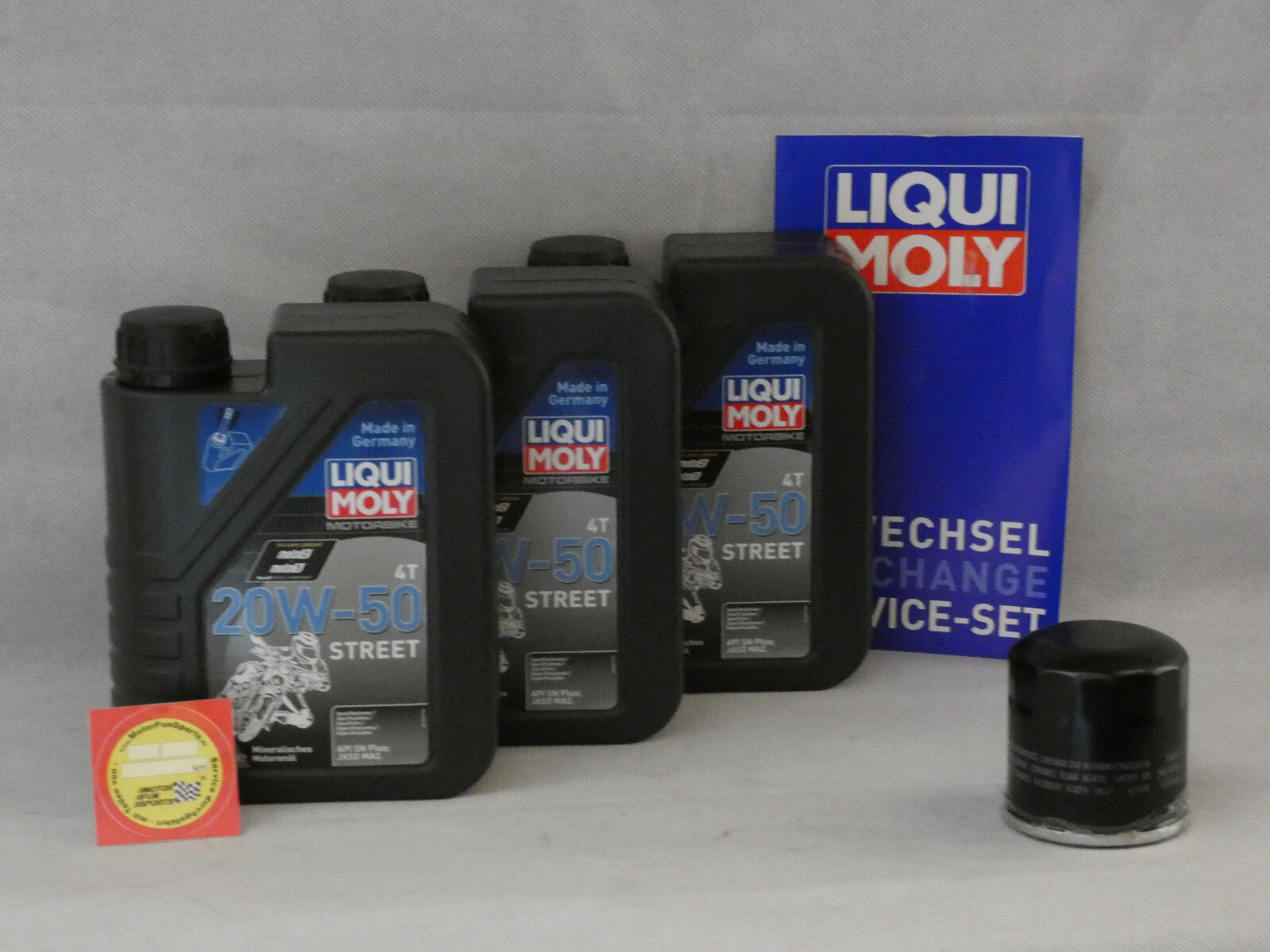 Oil change set Bimoto YB11 engine oil oil filter Liqui Moly