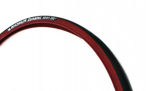 copertone gomma bici bicicletta corsa michelin dynamic sport 700x23  rosso/nero | eBay
