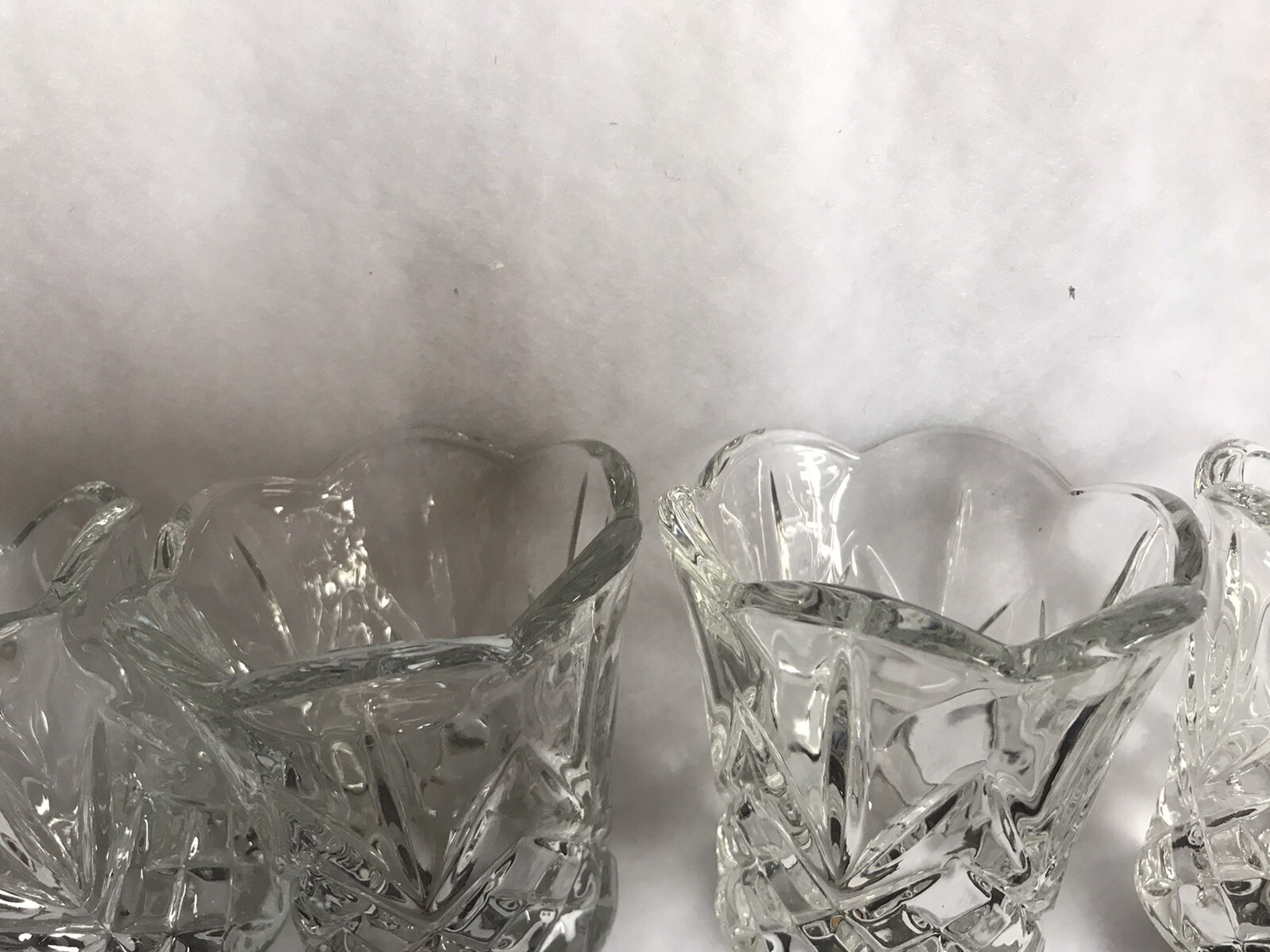 SET / 4 Cambridge Votive Cup candle Holders With Grommets Homco Home