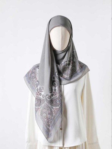Muslim Chiffon Versatile Scarf High Quality Female Sunscreen Wrap Long Scarf - Picture 4 of 25
