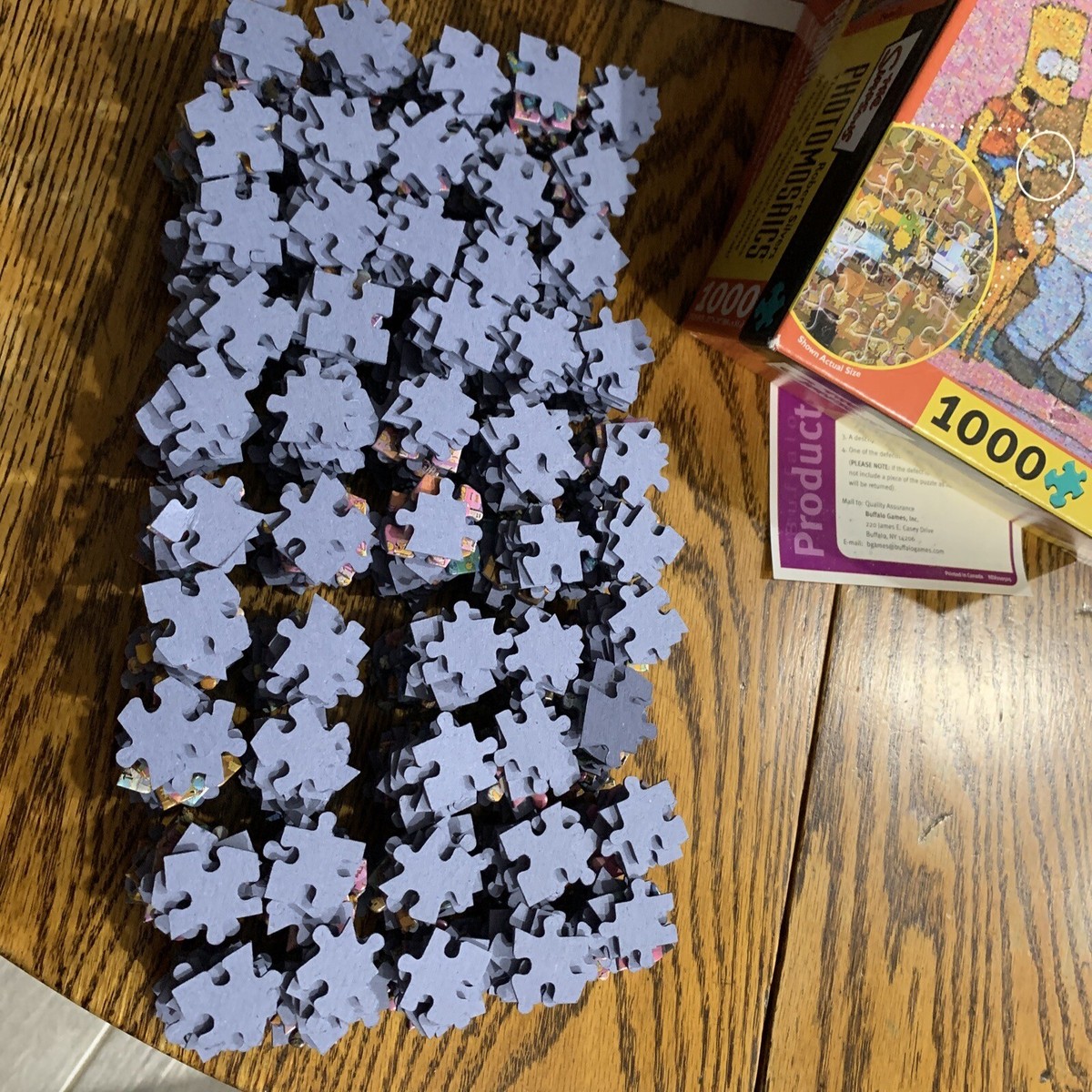 The Simpsons Family Photomosaics Puzzle 1000 Piece Robert Silvers