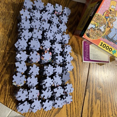The Simpsons Family Photomosaics Puzzle 1000 Piece Robert Silvers