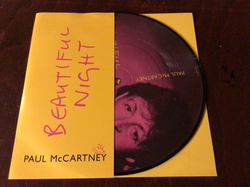 Paul McCartney - Beautiful Night - UK Picture Disc 7" Single. Mint