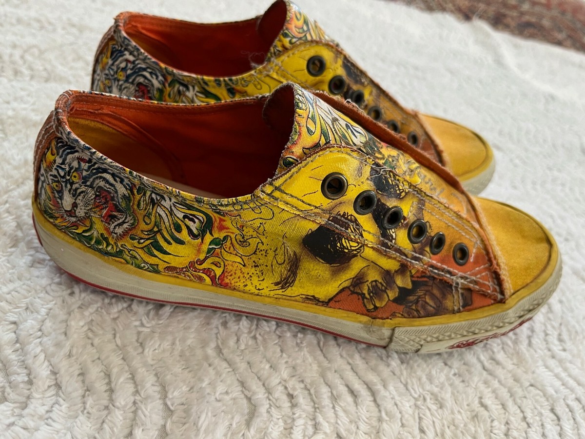Don Ed Hardy スカジャン 激レア Don Ed Hardy ドン エド ハーディー スカジャン 刺繍（激