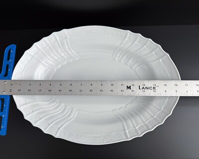 食器 Richard Ginori Oval Platter Richard Ginori 1735 Vecchio Italian Porcelain White Large Oval