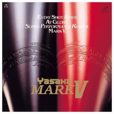 YASAKA Table Tennis Rubber MARK V B-10 Red Maximum